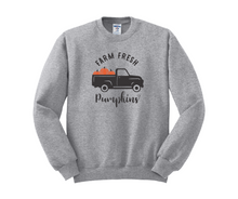 Farm Fresh Harvest Crewneck Sweatshirt, Fall Sweatshirt, Autumn Sweatshirt, Pumpkin Sweatshirt, Women's Sweatshirt