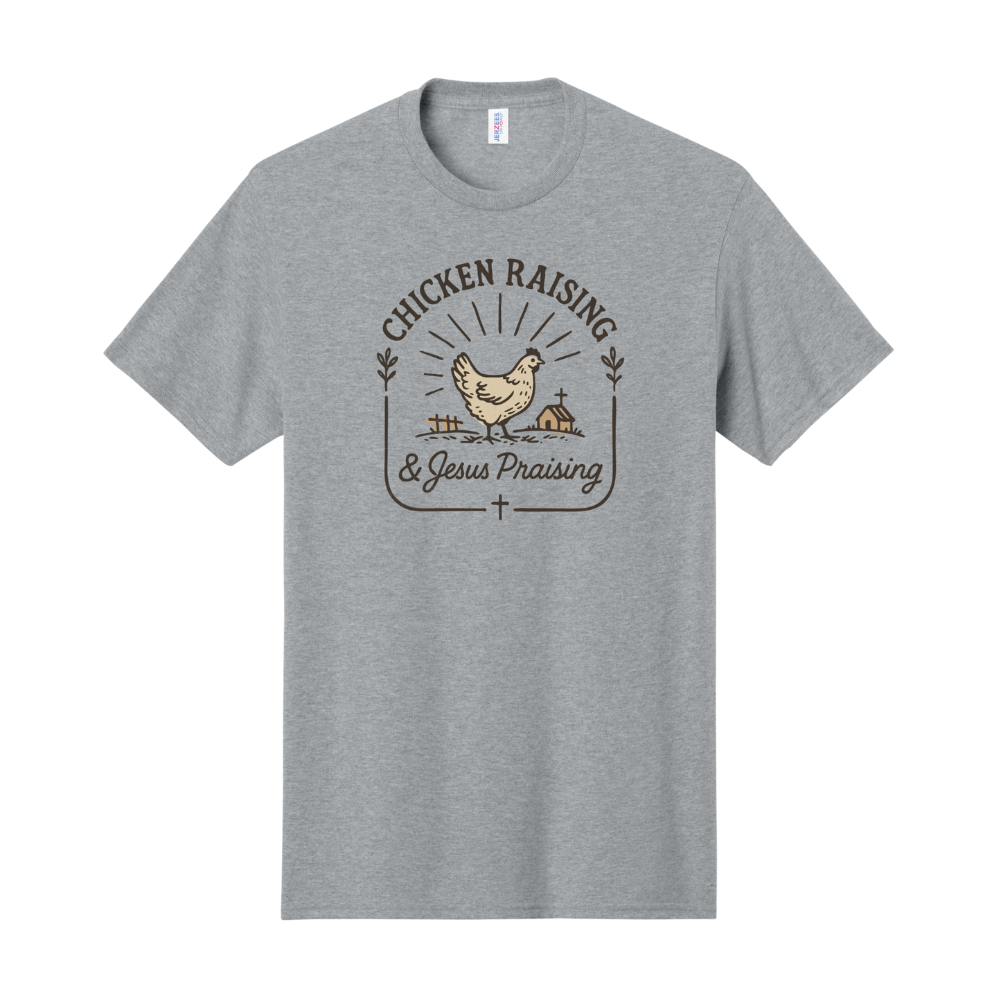 Chicken Raising & Jesus Praising Shirt, Christian Shirt, Christian Sweatshirt, Chicken Sweatshirt, Farm Shirt