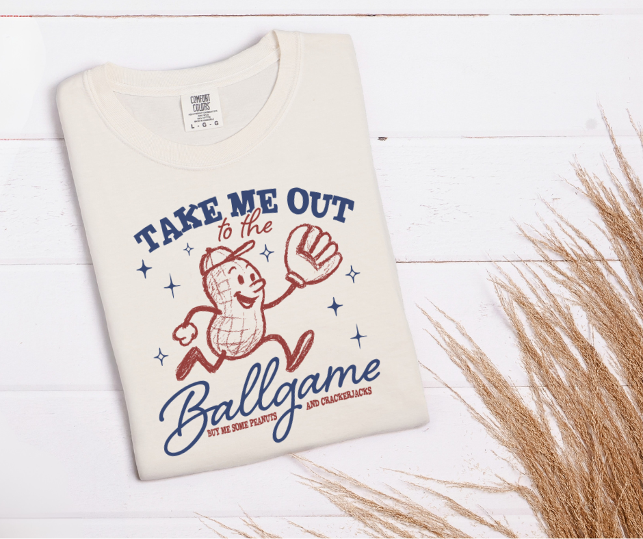 Take Me Out to the Ballgame Shirt, Baseball Shirt, Softball Shirt, Spring Sports