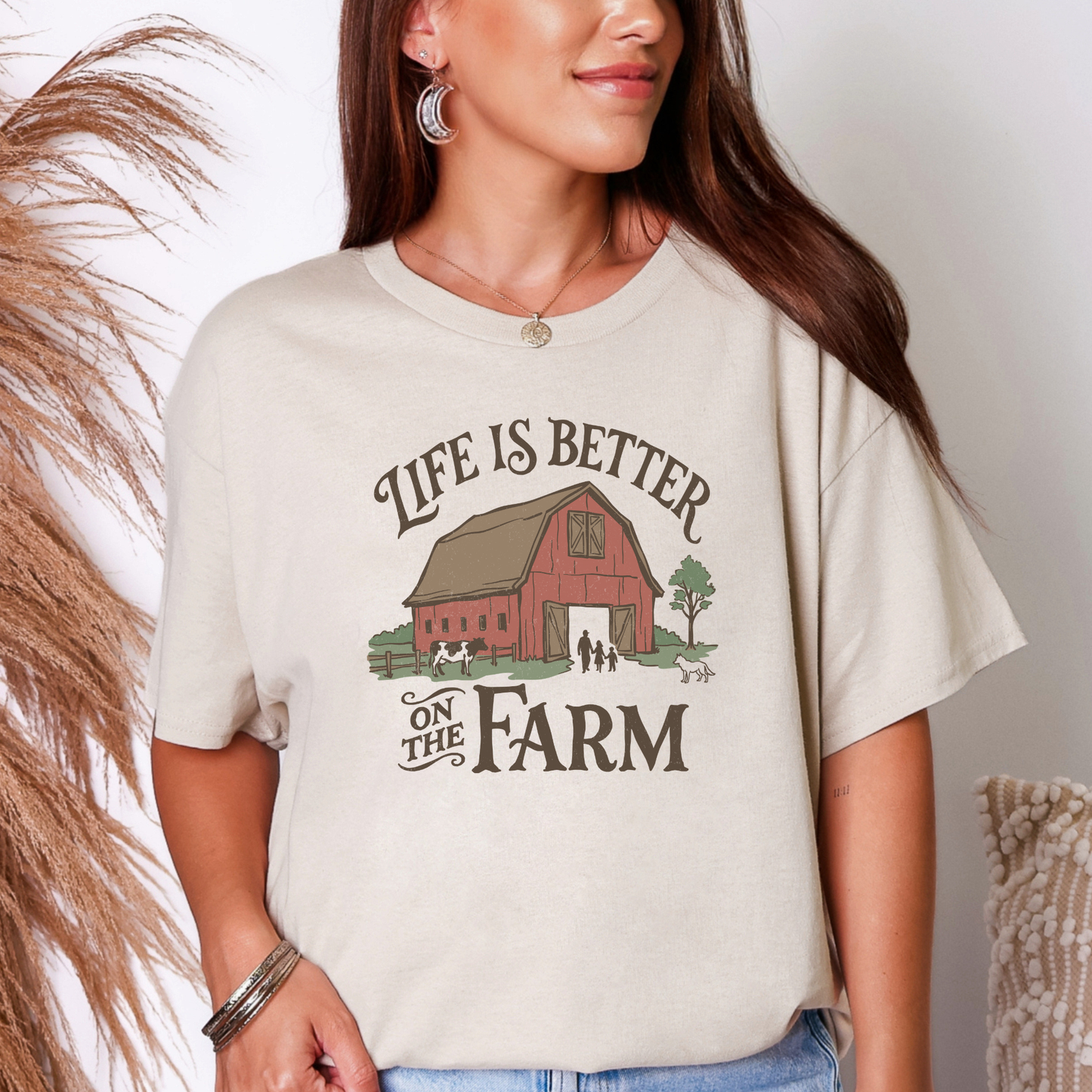 Life is Better on the Farm Shirt, Farmer Shirt, Agriculture Shirt, Barn Shirt