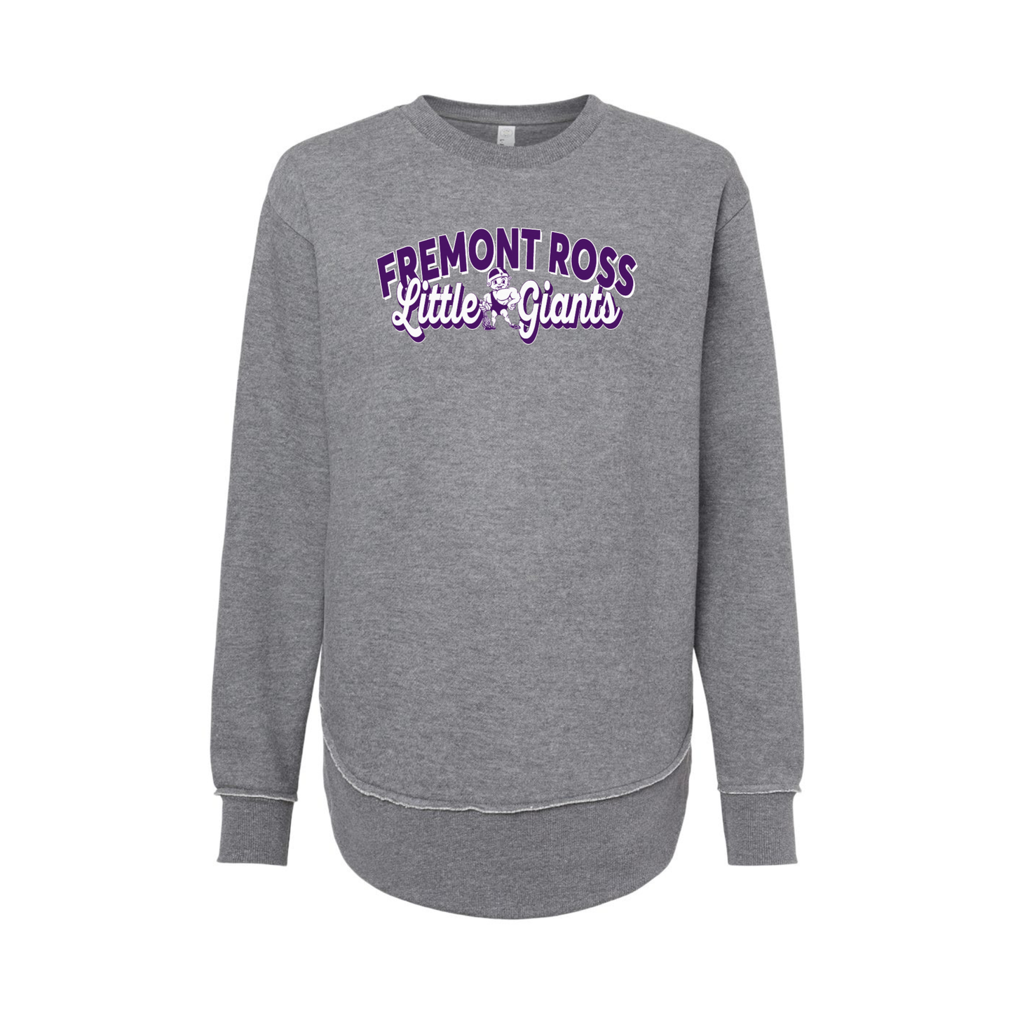 Fremont Ross (FRAS-27) Design on Women's Weekend Fleece Crewneck Sweatshirt (LAT3525)