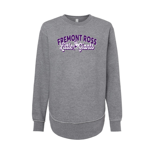 Fremont Ross (FRAS-27) Design on Women's Weekend Fleece Crewneck Sweatshirt (LAT3525)