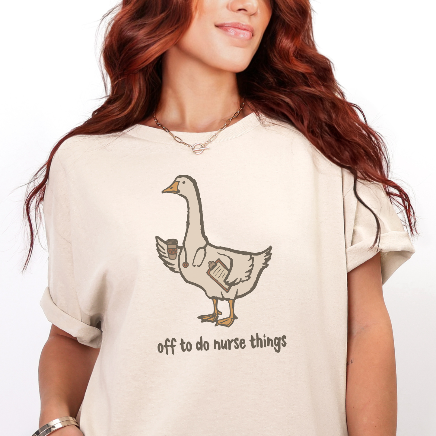 Off to do Nurse Things Shirt, Nurse Shirt, Heathcare Shirt, Goose Nurse Shirt