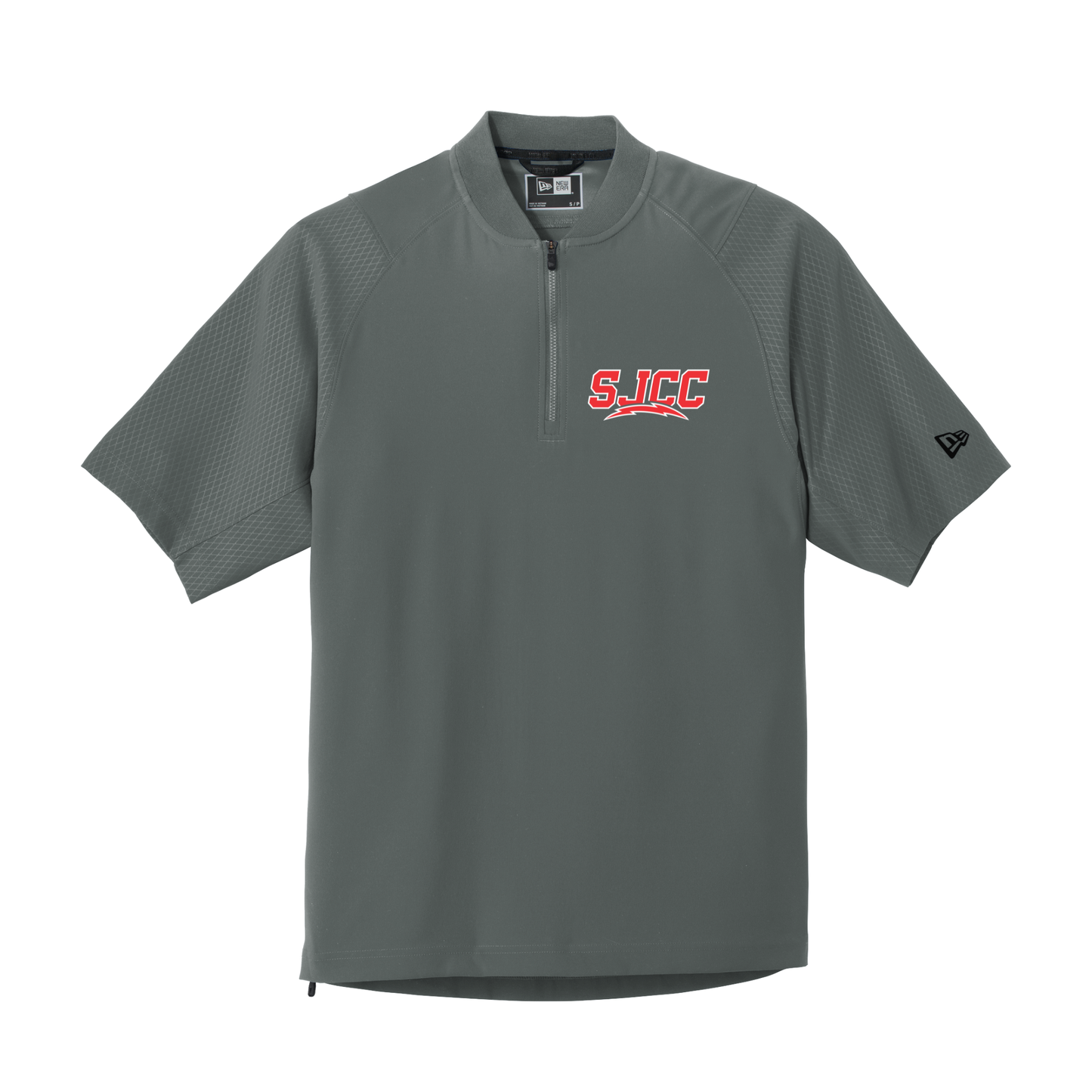 SJCC/BHCS Streaks Cage Short Sleeve 1/4-Zip Jacket Embroidered (NEA600)