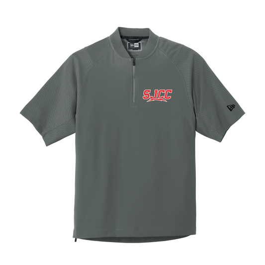 SJCC/BHCS Streaks Cage Short Sleeve 1/4-Zip Jacket Embroidered (NEA600)