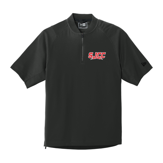 SJCC/BHCS Streaks Cage Short Sleeve 1/4-Zip Jacket Embroidered (NEA600)