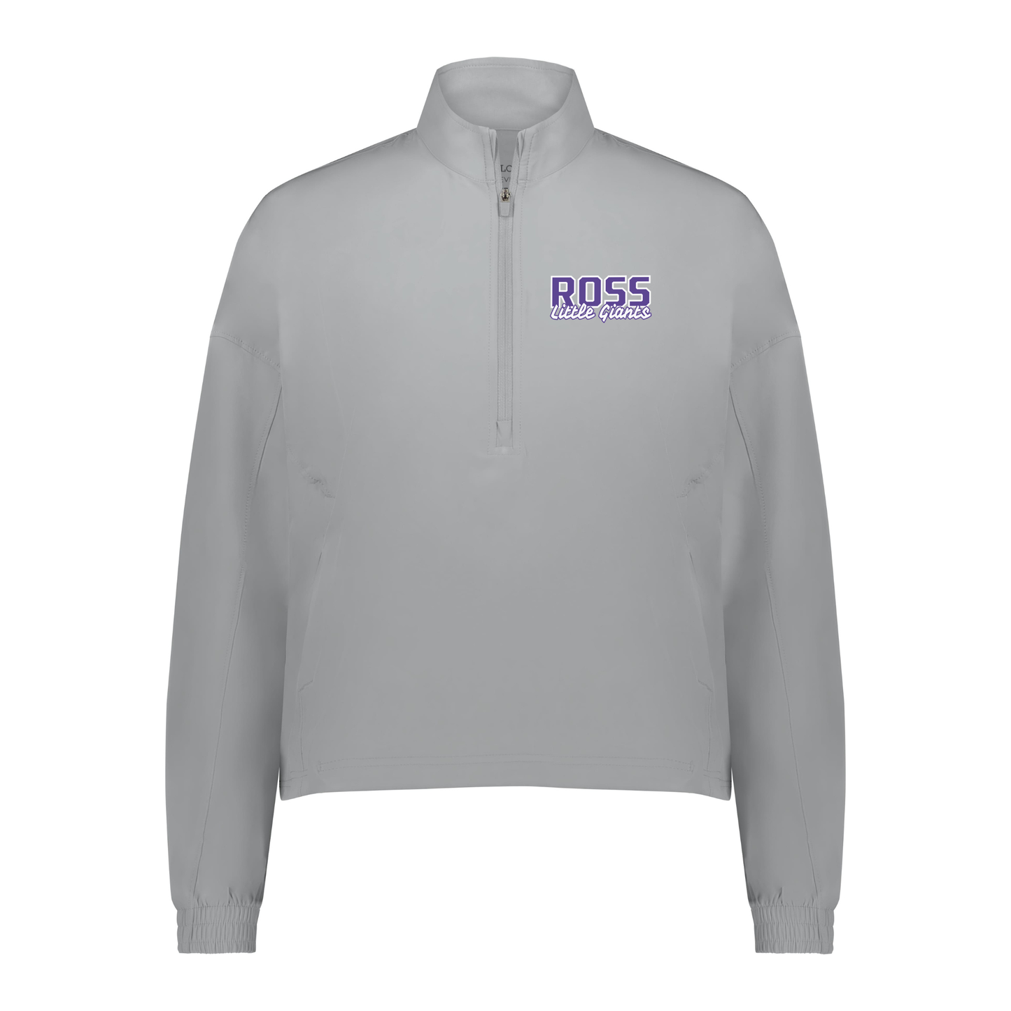 Fremont Ross LADIES CITY STRETCH PULLOVER MODEST CROPPED LENGTH (223733) EMB EFRAS-02