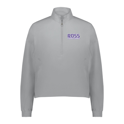 Fremont Ross LADIES CITY STRETCH PULLOVER MODEST CROPPED LENGTH (223733) EMB EFRAS-02