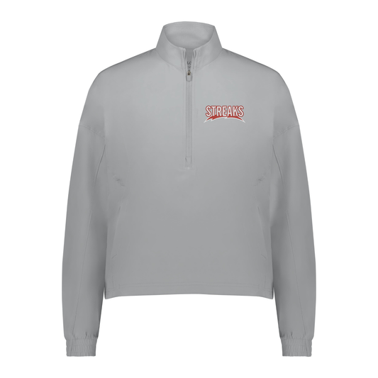 SJCC Basketball LADIES CITY STRETCH PULLOVER MODEST CROPPED LENGTH (223733) EMB (ESJAS-12)