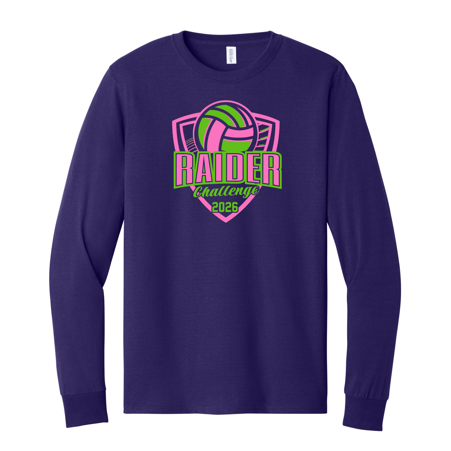 Lakota Volleyball Raider Challenge Basic Long Sleeve T-Shirt