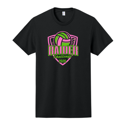 Lakota Volleyball Raider Challenge Basic Short Sleeve T-Shirt