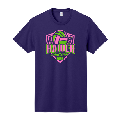 Lakota Volleyball Raider Challenge Basic Short Sleeve T-Shirt