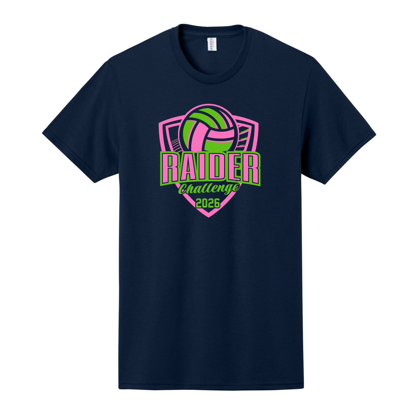 Lakota Volleyball Raider Challenge Basic Short Sleeve T-Shirt