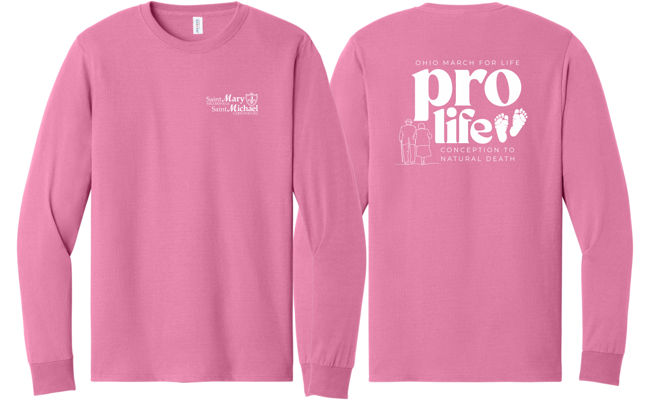St. Mary & St. Michael Ohio March for Life Basic Long Sleeve T-Shirt