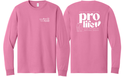 St. Mary & St. Michael Ohio March for Life Basic Long Sleeve T-Shirt