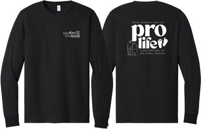 St. Mary & St. Michael Ohio March for Life Basic Long Sleeve T-Shirt