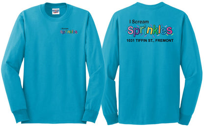 I Scream Sprinkles Long Sleeve T-Shirt- Adult Only