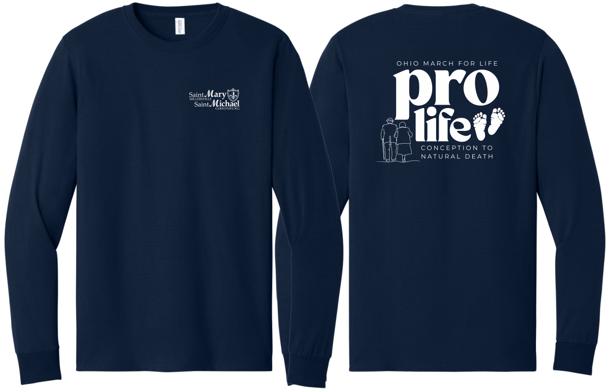 St. Mary & St. Michael Ohio March for Life Basic Long Sleeve T-Shirt