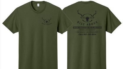 Rise Above Short & Long Sleeve T-Shirts- Choice of Color