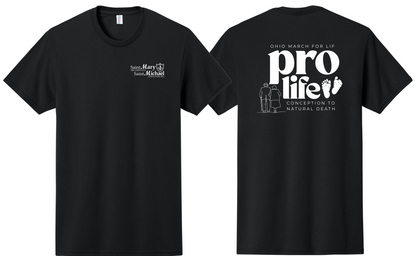 St. Mary & St. Michael Ohio March for Life Basic Short Sleeve T-Shirt