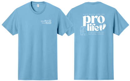 St. Mary & St. Michael Ohio March for Life Basic Short Sleeve T-Shirt