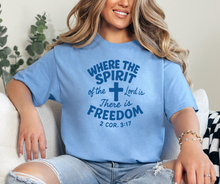 Where the Spirit of the Lord is There is Freedom Shirt, Faith Shirt, Christian Shirt (29M)