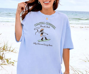 Coastal Cowgirl Shirt, Ocean Shirt, Summer Shirt, Women's Shirt (1717)