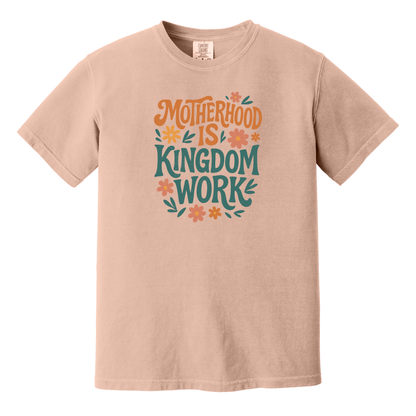 Motherhood is Kingdom Work Shirt, Mom Shirt, Mother's Day Gift, Christian Shirt, Christian Mom