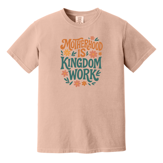 Motherhood is Kingdom Work Shirt, Mom Shirt, Mother's Day Gift, Christian Shirt, Christian Mom