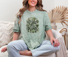 Just a Girl Who Loves Plants Shirt, Plant Shirt, Women's Shirt (1717)