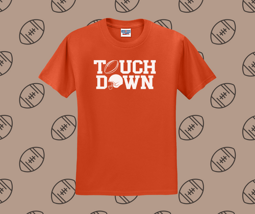 Touch Down Shirt, Football Fan Shirt, Friday Night Football Shirt (29M)