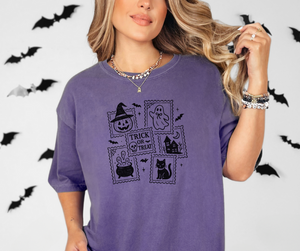 Trick or Treat Shirt, Halloween Shirt, Fall Shirt, Women's Shirt, Kids Shirt (1717)
