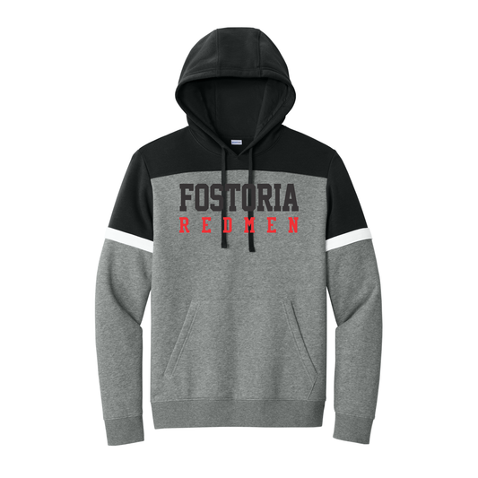 Fostoria (FOS-06) Design on Sport-Tek® Drive Fleece Colorblock Hoodie (STF205)