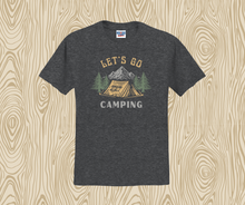 Let's Go Camping, Camping Shirt, Nature Shirt, Tent Camping Shirt (29M)