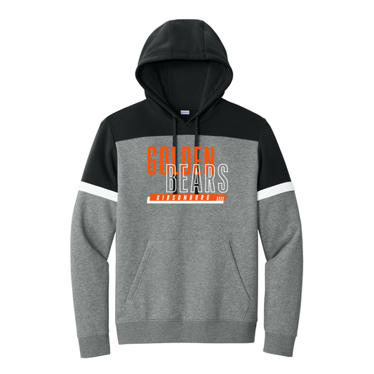 Gibsonburg (GBAS-48) Design on Sport-Tek® Drive Fleece Colorblock Hoodie (STF205)