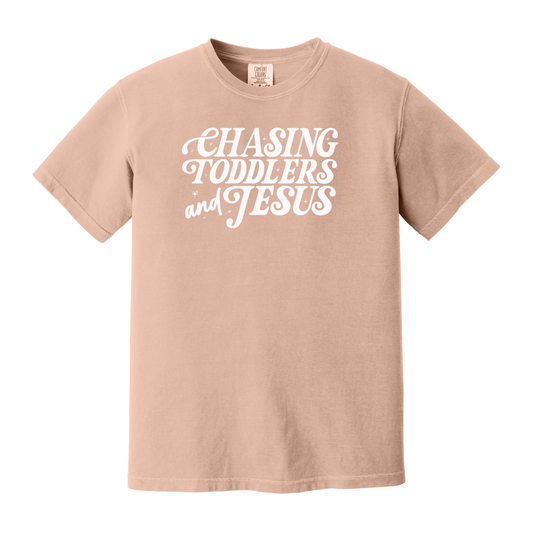 Chasing Toddlers & Jesus Shirt, Mom Shirt, Faith Shirt, Jesus Shirt