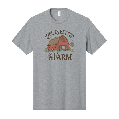 Life is Better on the Farm Shirt, Farmer Shirt, Agriculture Shirt, Barn Shirt