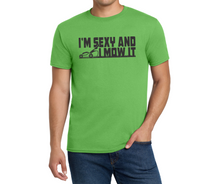 I'm Sexy and I Mow It Shirt, Funny Shirt, Father's Day Gift, Men's Shirt (29M)