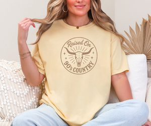 Raised on 90s Country Shirt, Western Shirt, Women's Shirt (1717)