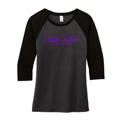Fremont Ross (FRAS-35) Design on District Women’s Perfect Tri 3/4-Sleeve Raglan (DM136L)