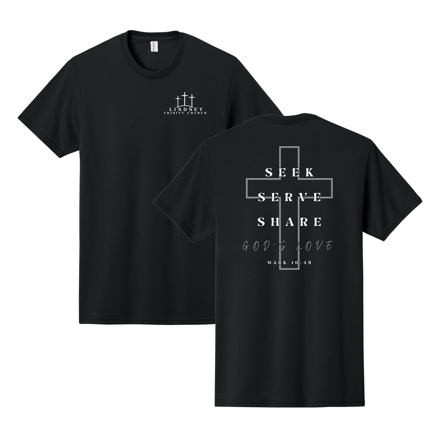 Lindsey Trinity Church Basic Short Sleeve T-Shirt