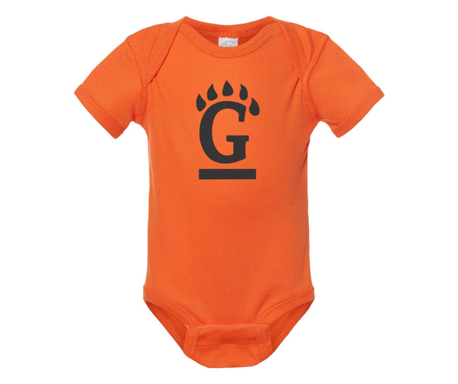 Gibsonburg Golden Bears (GBAS-14) Baby Onesie
