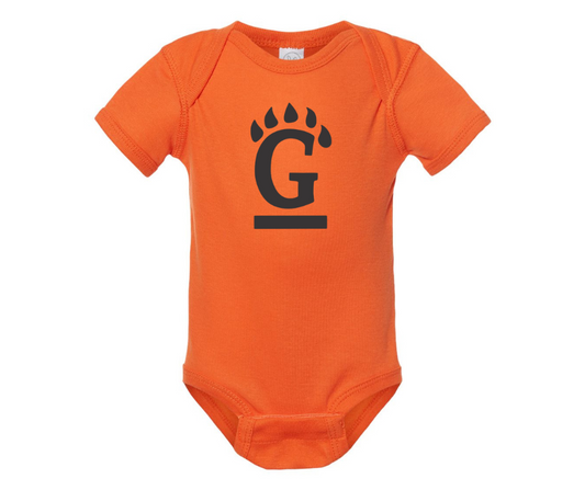 Gibsonburg Golden Bears (GBAS-14) Baby Onesie