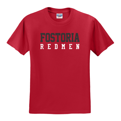 Fostoria Redmen (FOS-06) Design on Optional Apparel