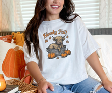 Howdy Fall Shirt, Cow Shirt, Highland Cow Shirt, Autumn Shirt, Western Shirt, Fall Shirt (1717)