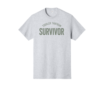 Toddler Tantrum Survivor Shirt, Mom Shirt, Dad Shirt, Funny Shirt (29M)