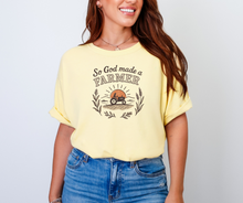 So God Made A Farmer Shirt, Farm Shirt, Christian Shirt, Women's Shirt (1717)