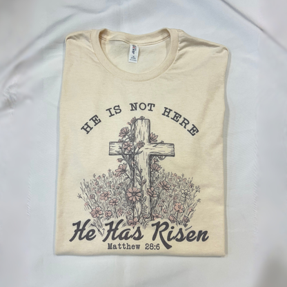 He is Not Here He Has Risen Shirt, Easter Shirt, Christian Shirt, Faith Shirt