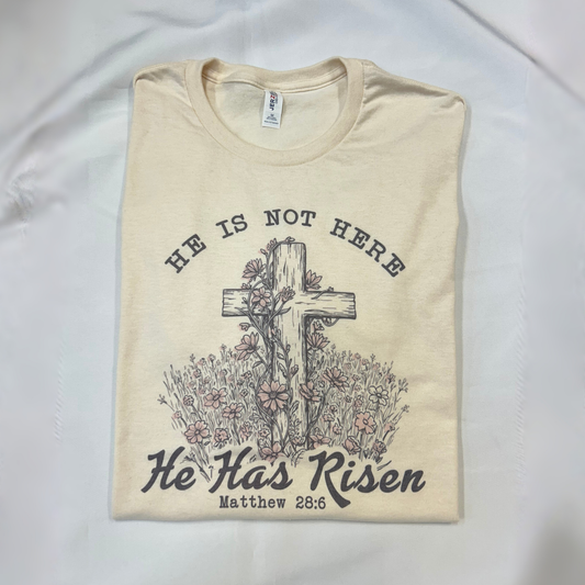 He is Not Here He Has Risen Shirt, Easter Shirt, Christian Shirt, Faith Shirt