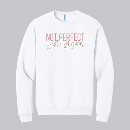 Not Perfect Just Forgiven Sweatshirt, Christian Sweatshirt, Faith Sweatshirt, Jesus Sweatshirt